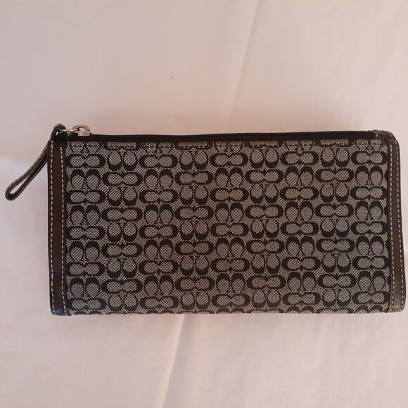 Coach Monogram Trifold Wallet - Picture 3 of 15